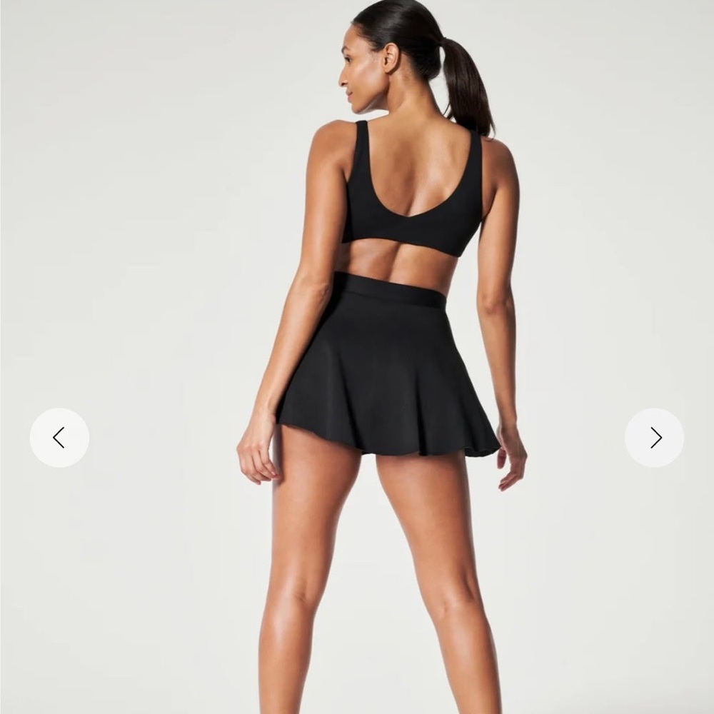 SPANX Black Mini SWIM Skort - Picture 2 of 6